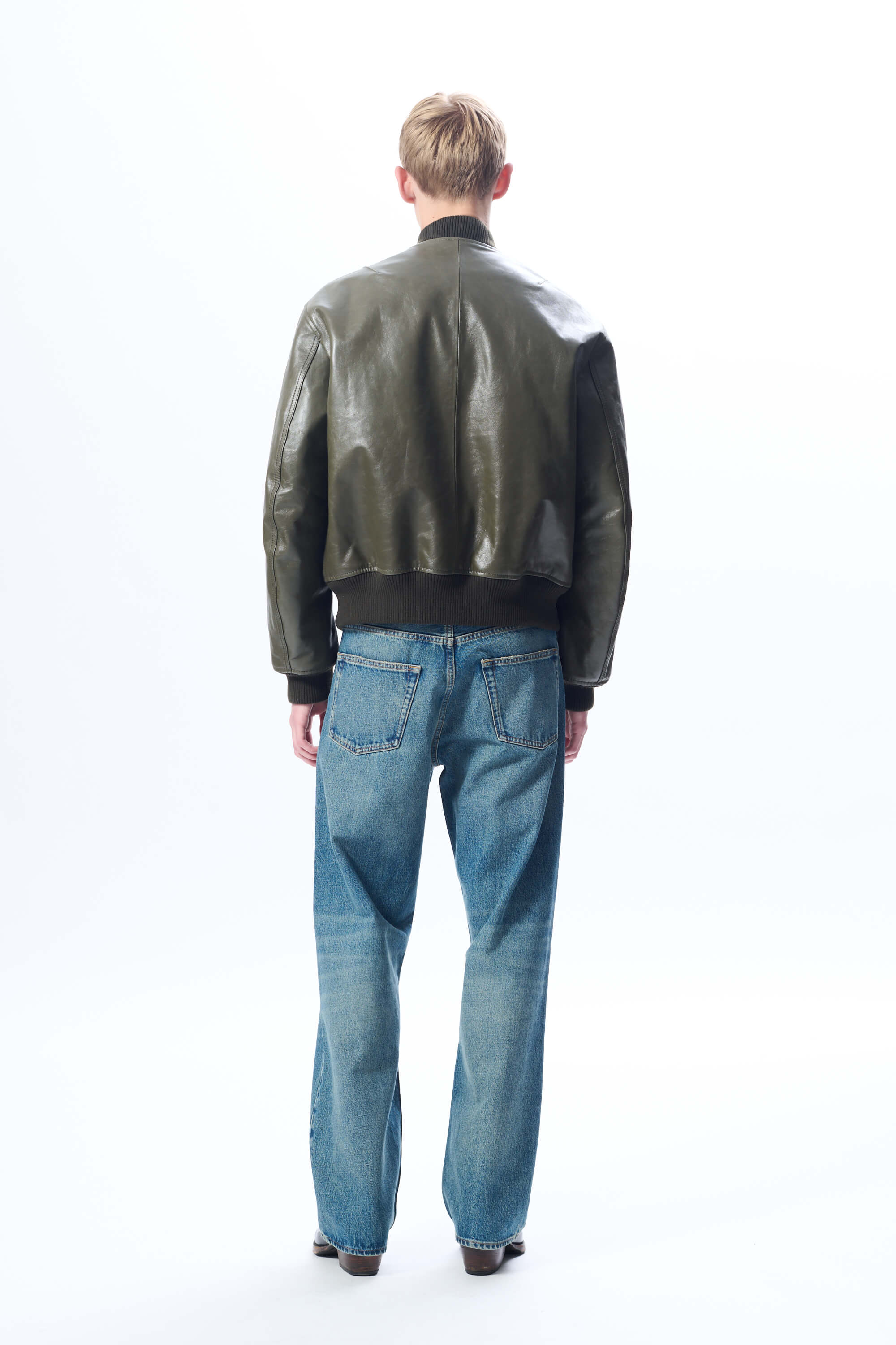 LEATHER FLIGHT JACKET - Image 4