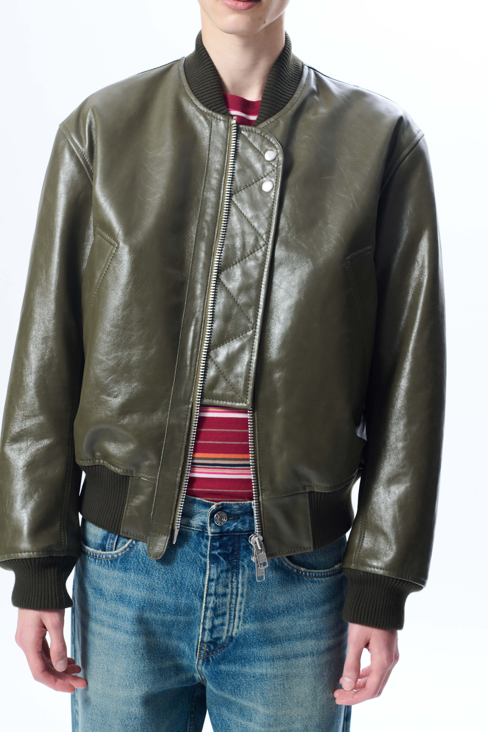 LEATHER FLIGHT JACKET - Image 5
