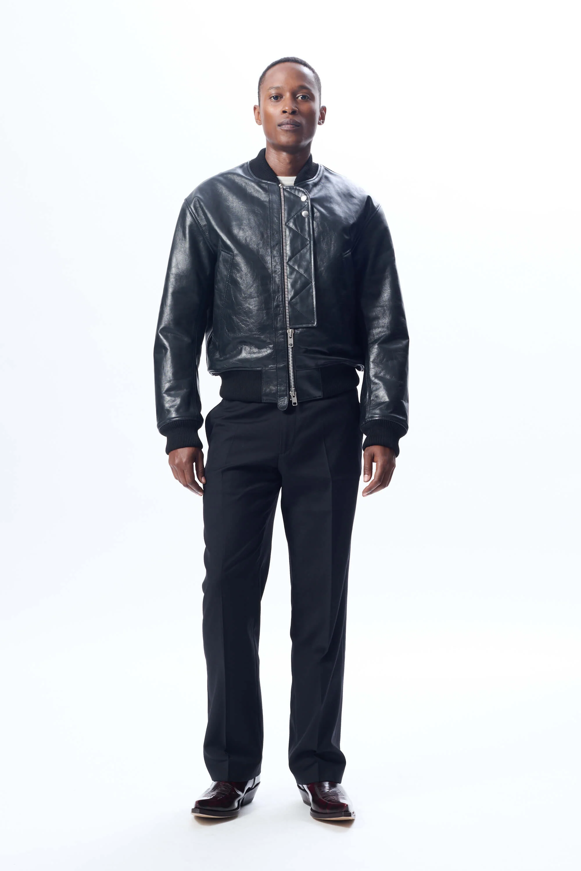 LEATHER FLIGHT JACKET - Image 7
