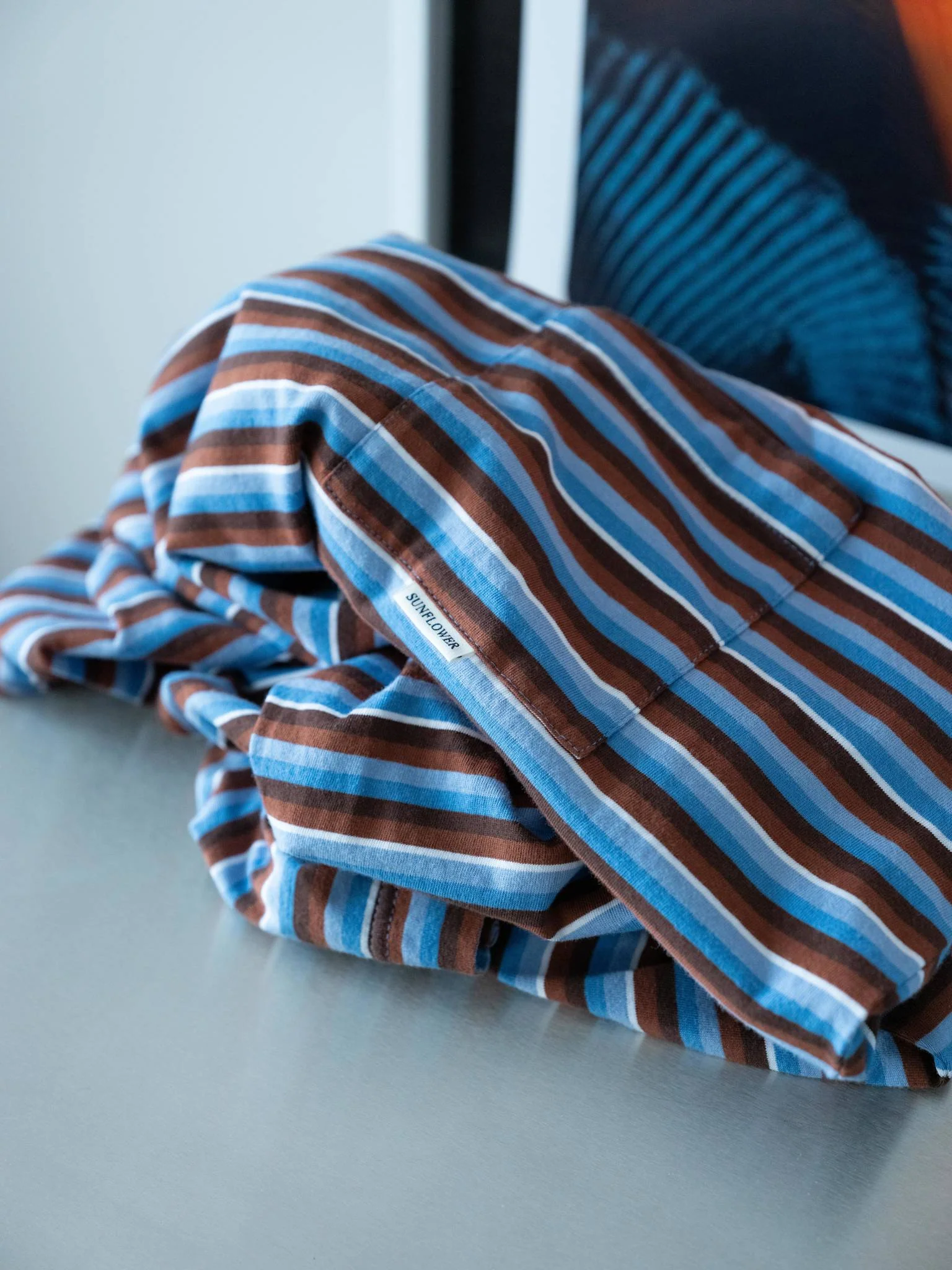 STRIPE LS POCKET TEE - Image 4